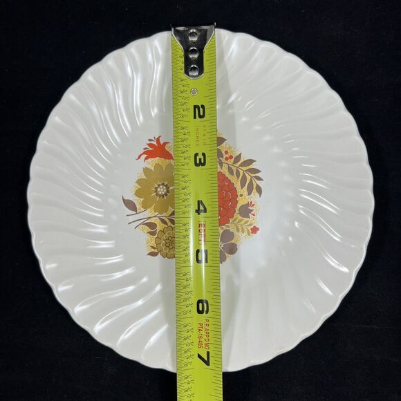 Tempo By Scio Vintage Yellow Orange Floral Cup And Saucer Set Of 2 Retro - Picture 14 of 14